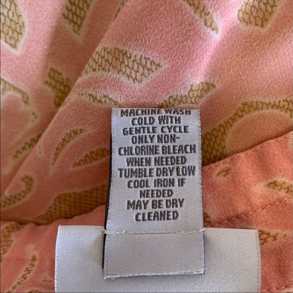 SOLD Soft Surroundings St Germain Pink Georgette Fringe Maxi Skirt Medium - Picture 12 of 16